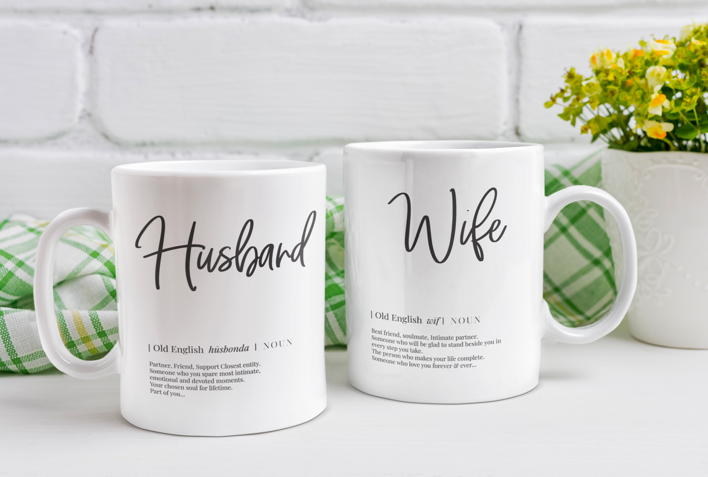
                  
                    Husband & Wife Definition Mugs
                  
                