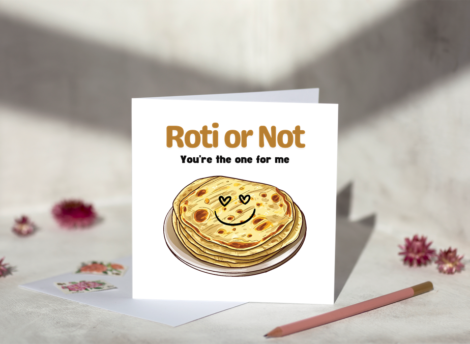 Roti Or Not Greeting Card