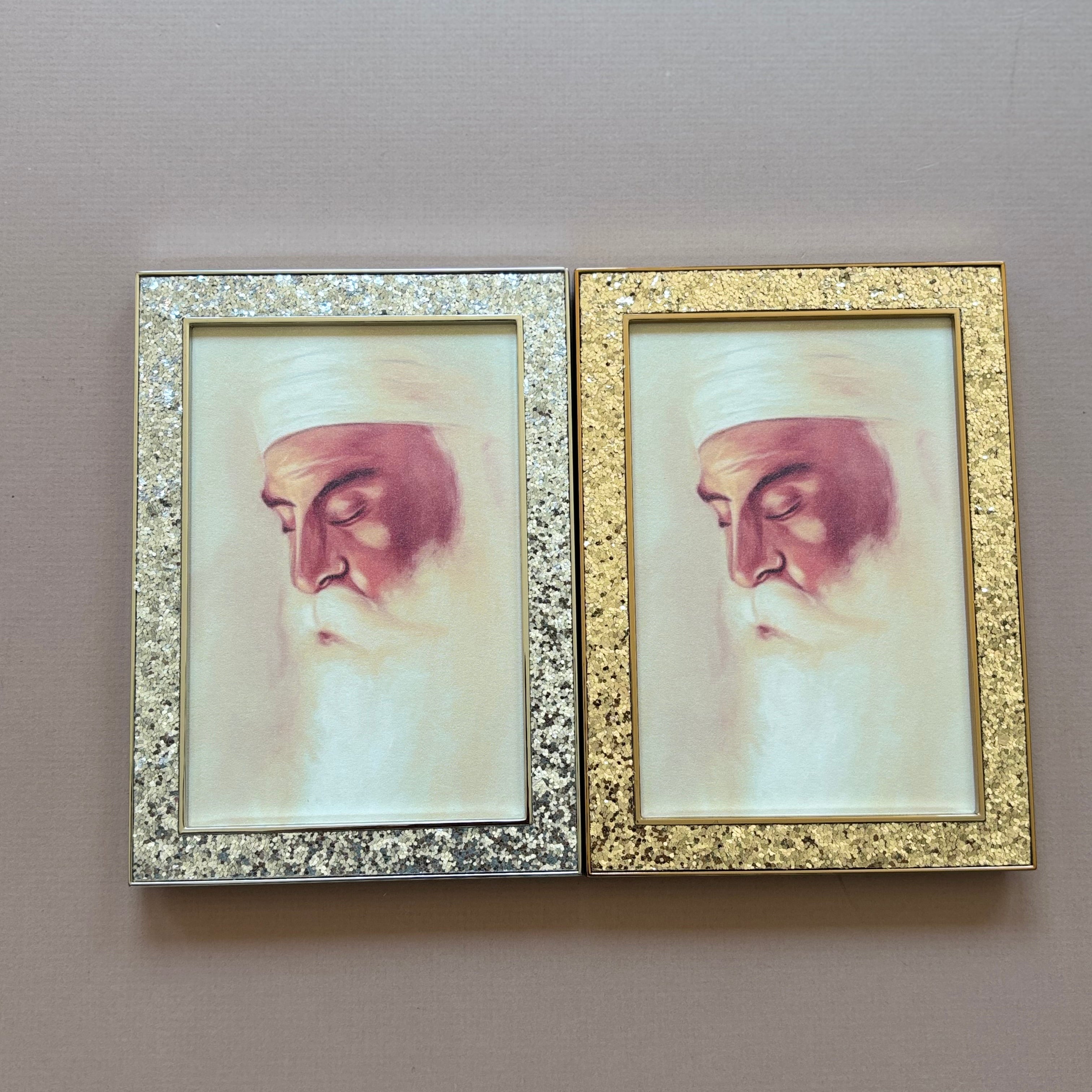 Glitter Guru Nanak Dev Frame