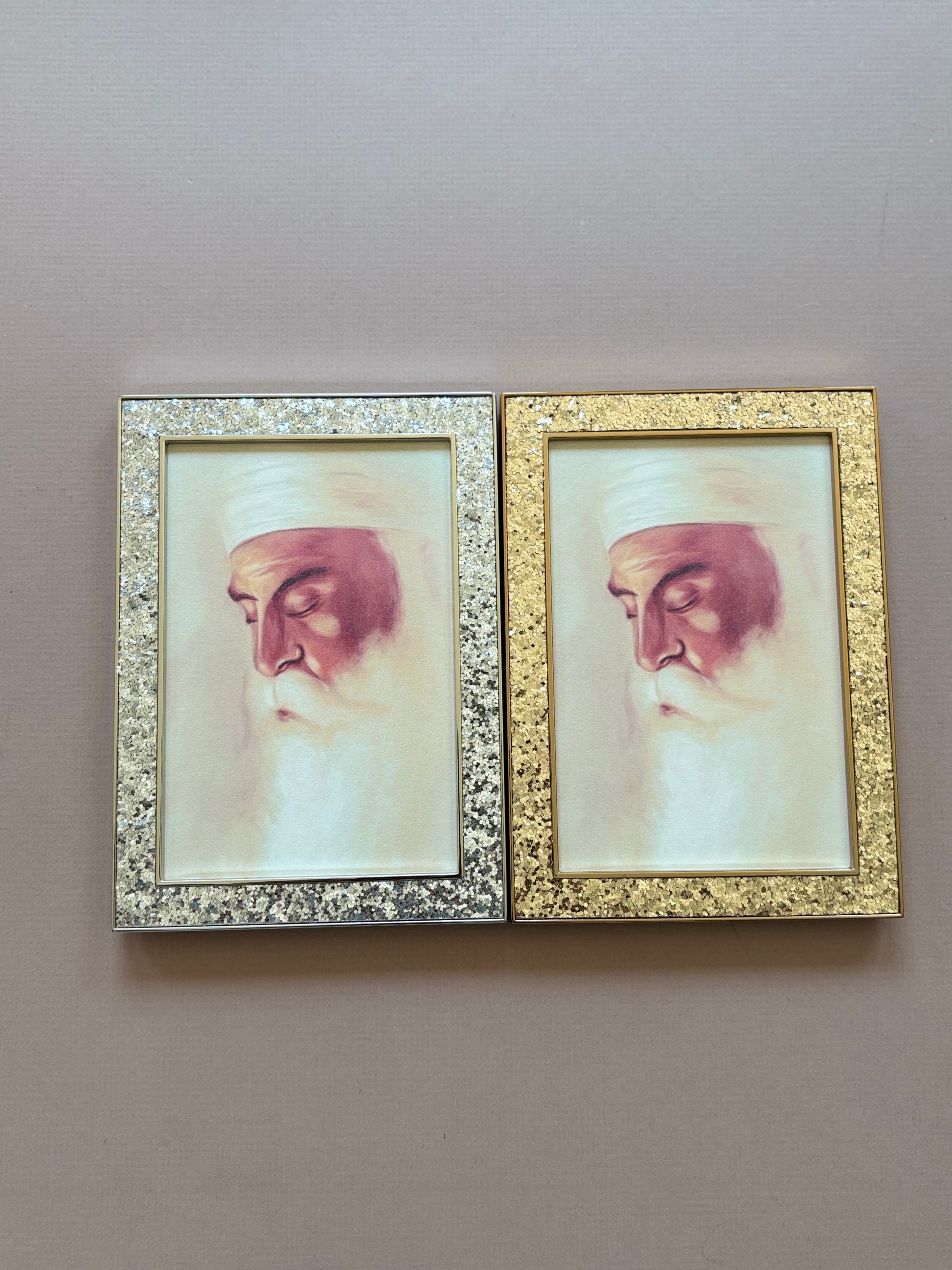 Glitter Guru Nanak Dev Frame