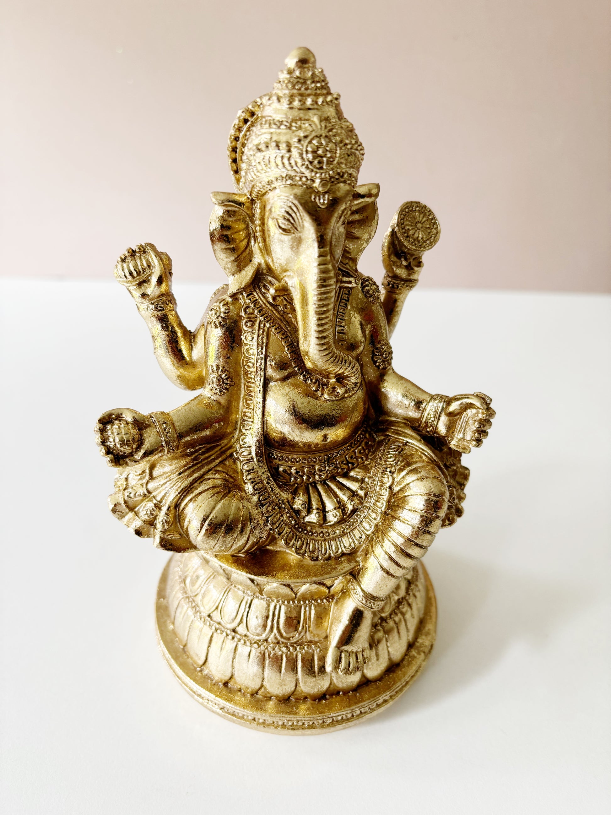 Gold Ganesha Statue
