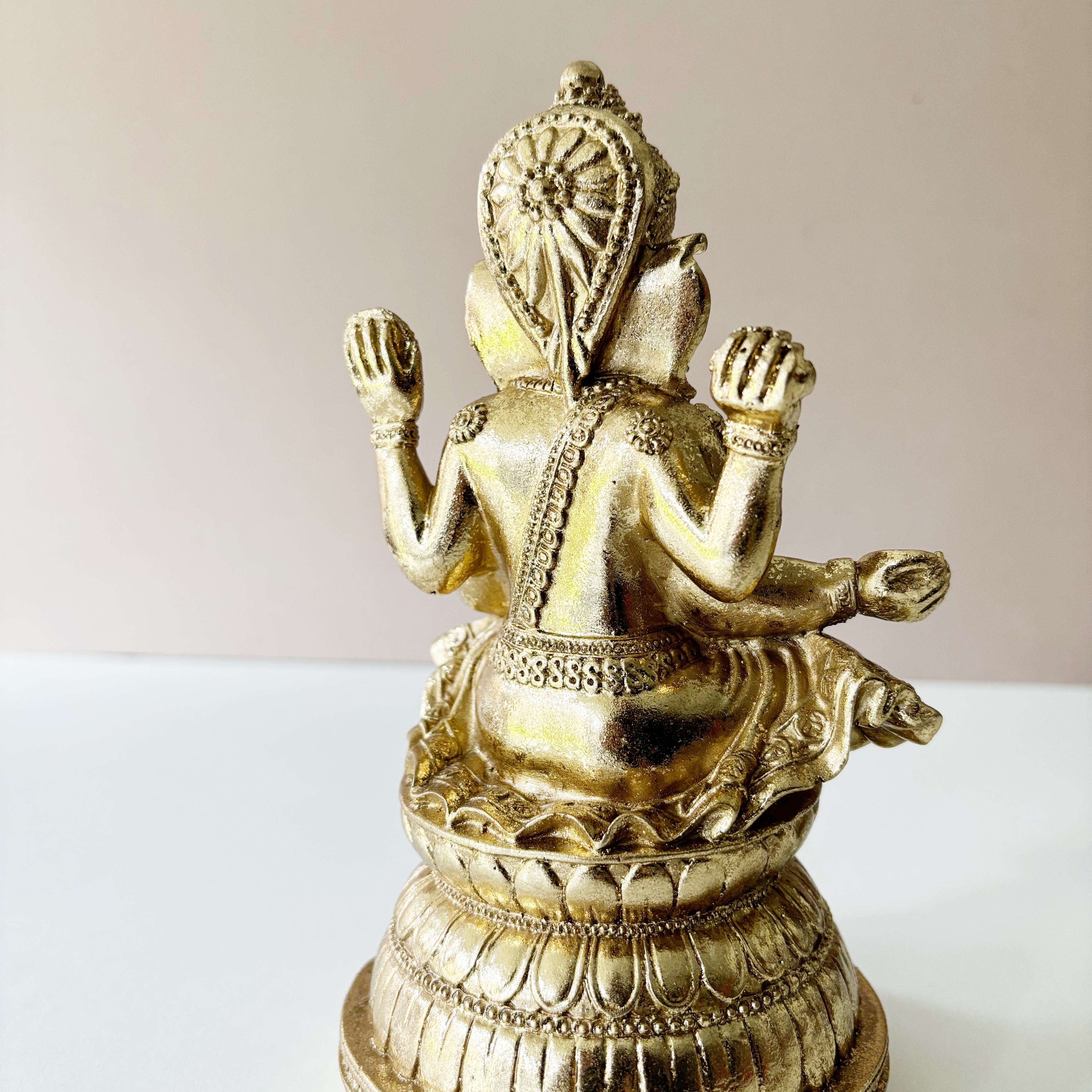 Gold Ganesha Statue