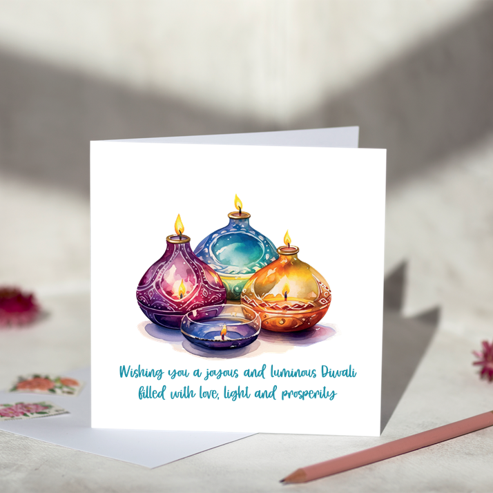 Joyous Diwali Greeting Card