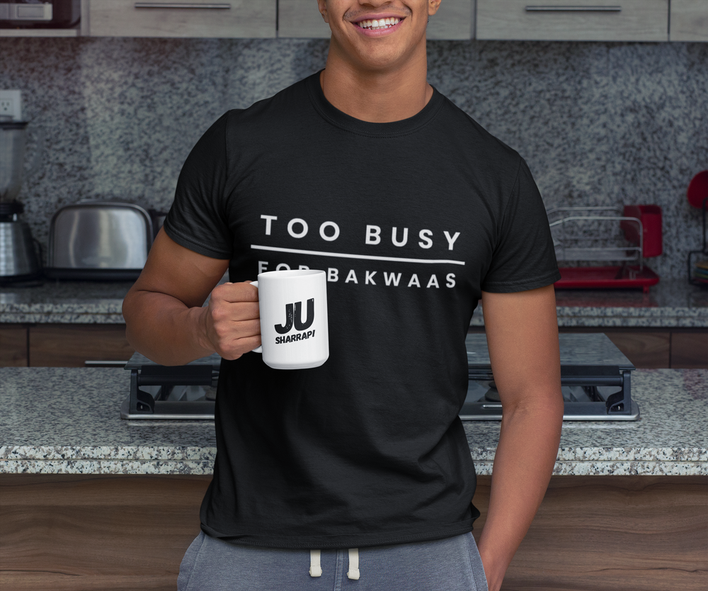 Ju Sharrap in Black Mug