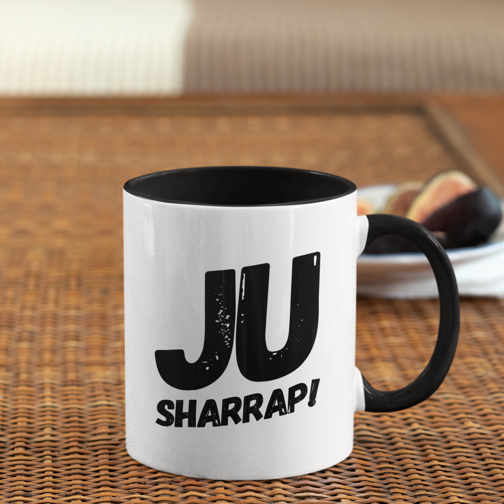 
                      
                        Ju Sharrap in Black Mug
                      
                    