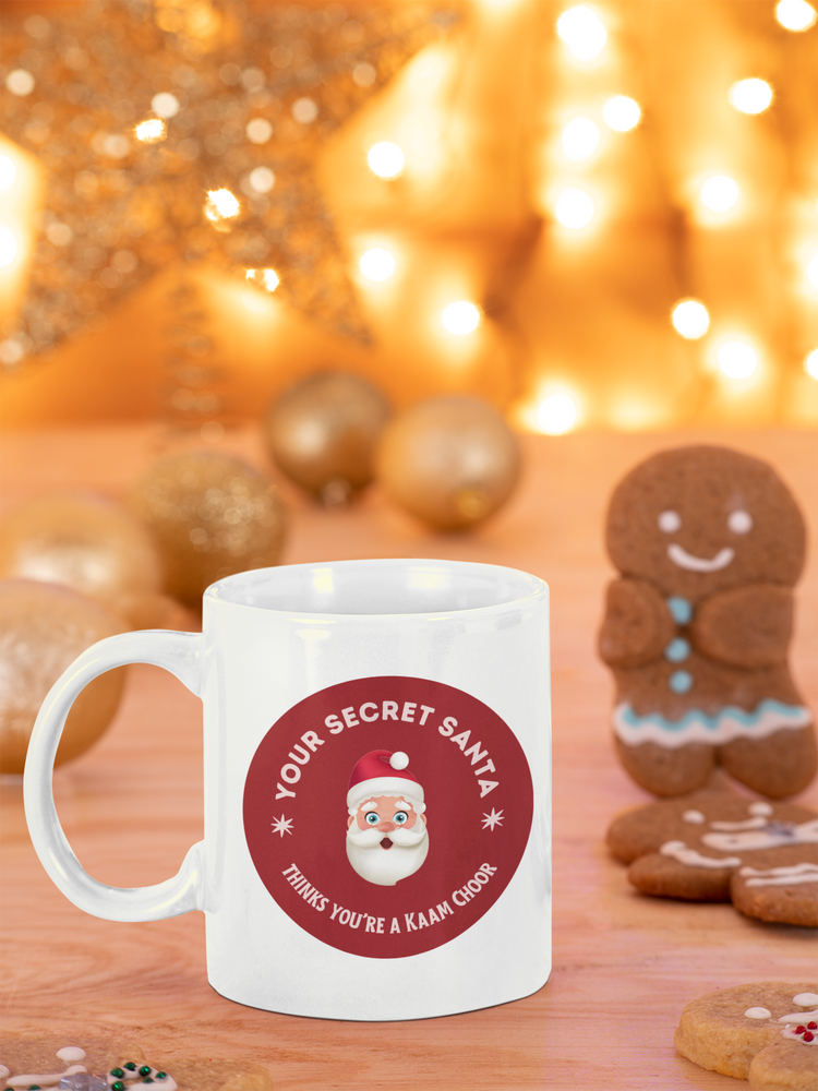 
                  
                    Secret Santa Kaam Choor Mug
                  
                
