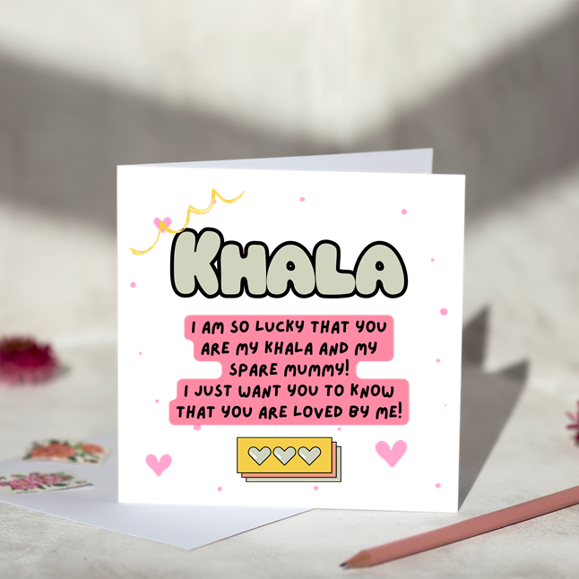 I am so Lucky to Have You For Her Greeting Card