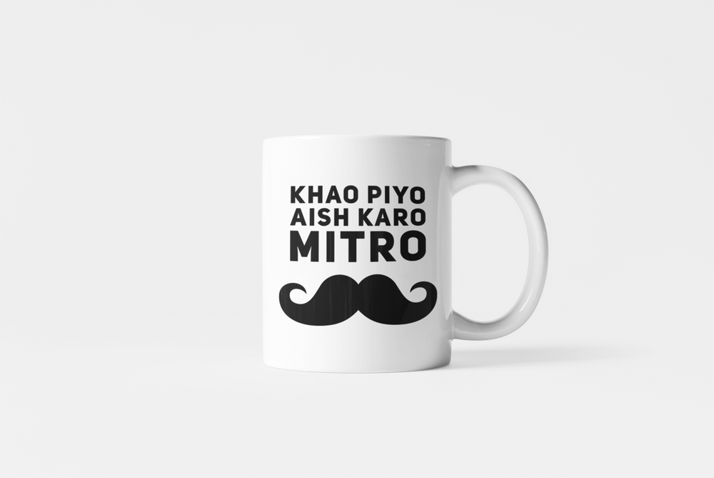 Khao Piyo Aish Karo Male Mug