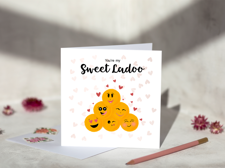 You're My Sweet Ladoo Greeting Card