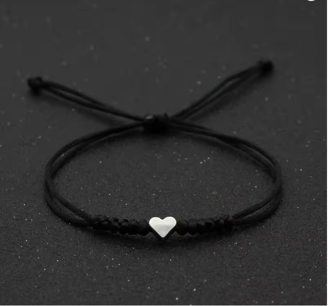 Protected By Love Black Bracelet