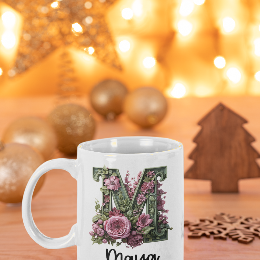 
                      
                        Personalised Flower Alphabet Mug
                      
                    