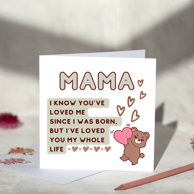 I Have Loved You For Him Greeting Card