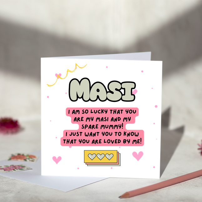 I am so Lucky to Have You For Her Greeting Card