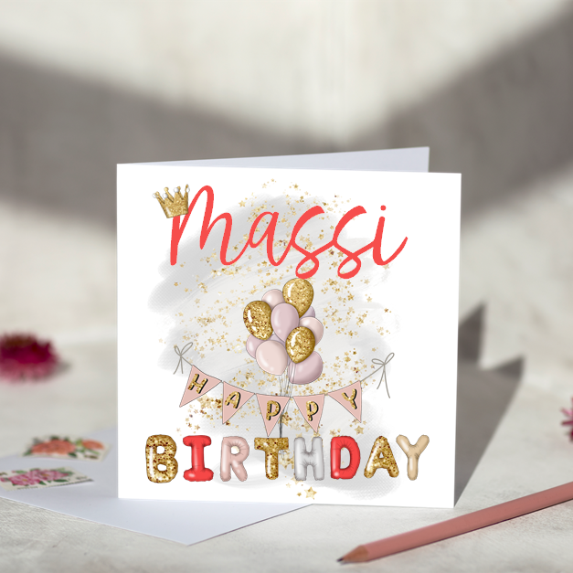 Happy Birthday For Her Card