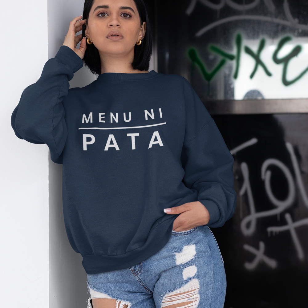 
                      
                        Menu Ni Pata Unisex Sweatshirt - Various Colours
                      
                    