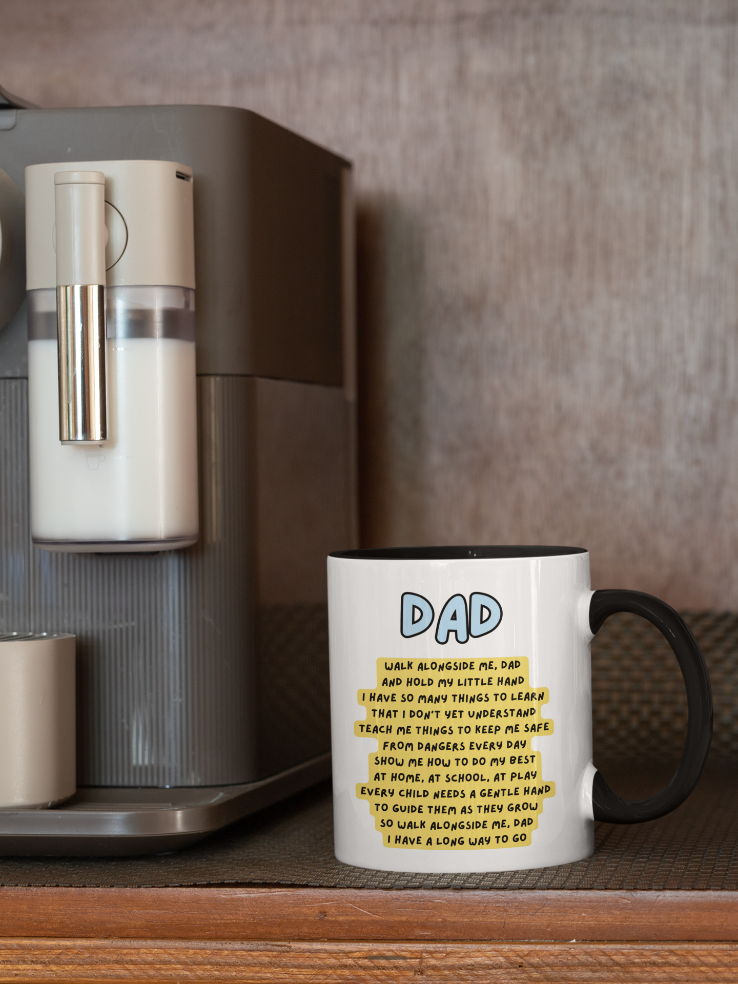 Walk Alongside Me Dad Mug