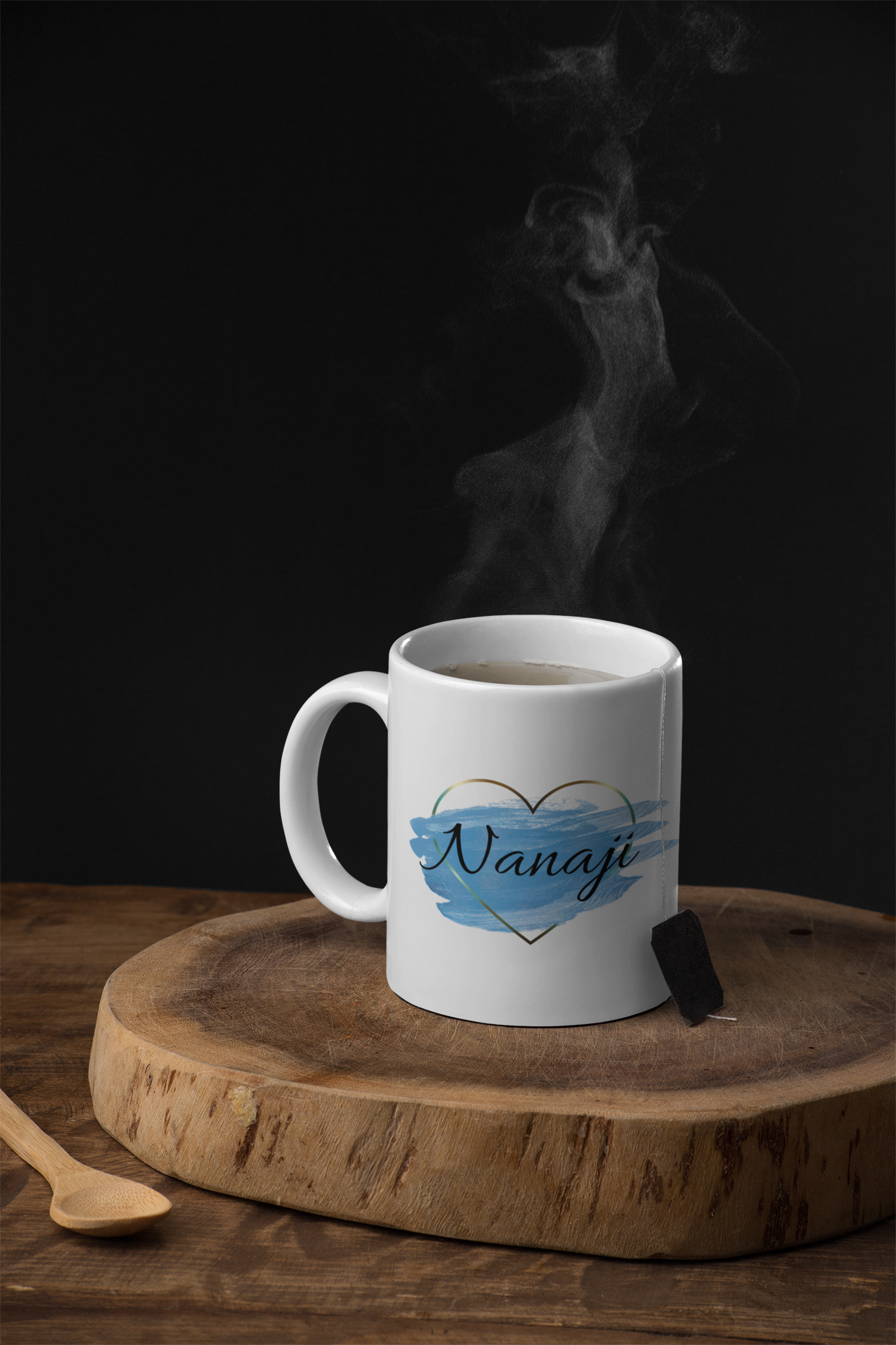 Grandad Blue Heart Mug