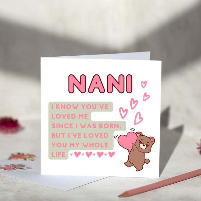 Nani I Have Loved You Greeting Card