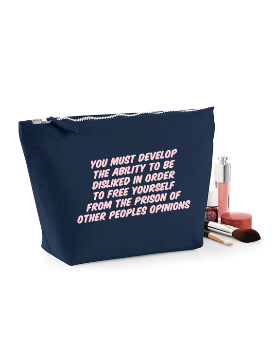 
                      
                        Other Peoples Opinions Navy Canvas Accessory Bag
                      
                    