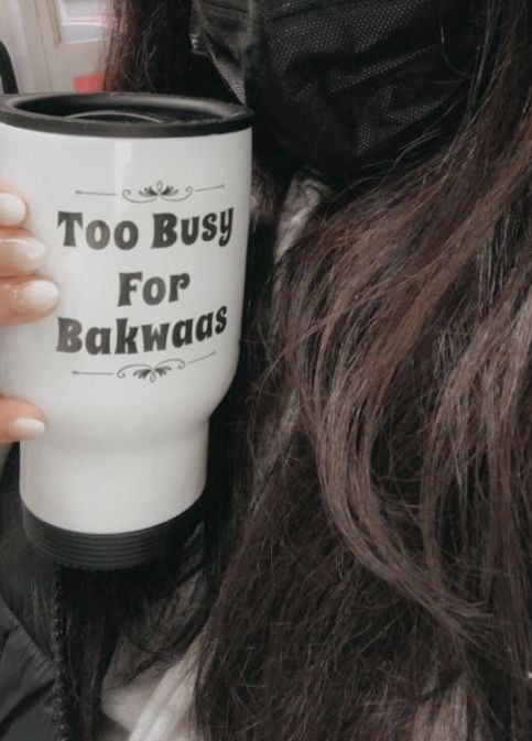 Too Busy For Bakwaas Stainless Steel Travel Mug