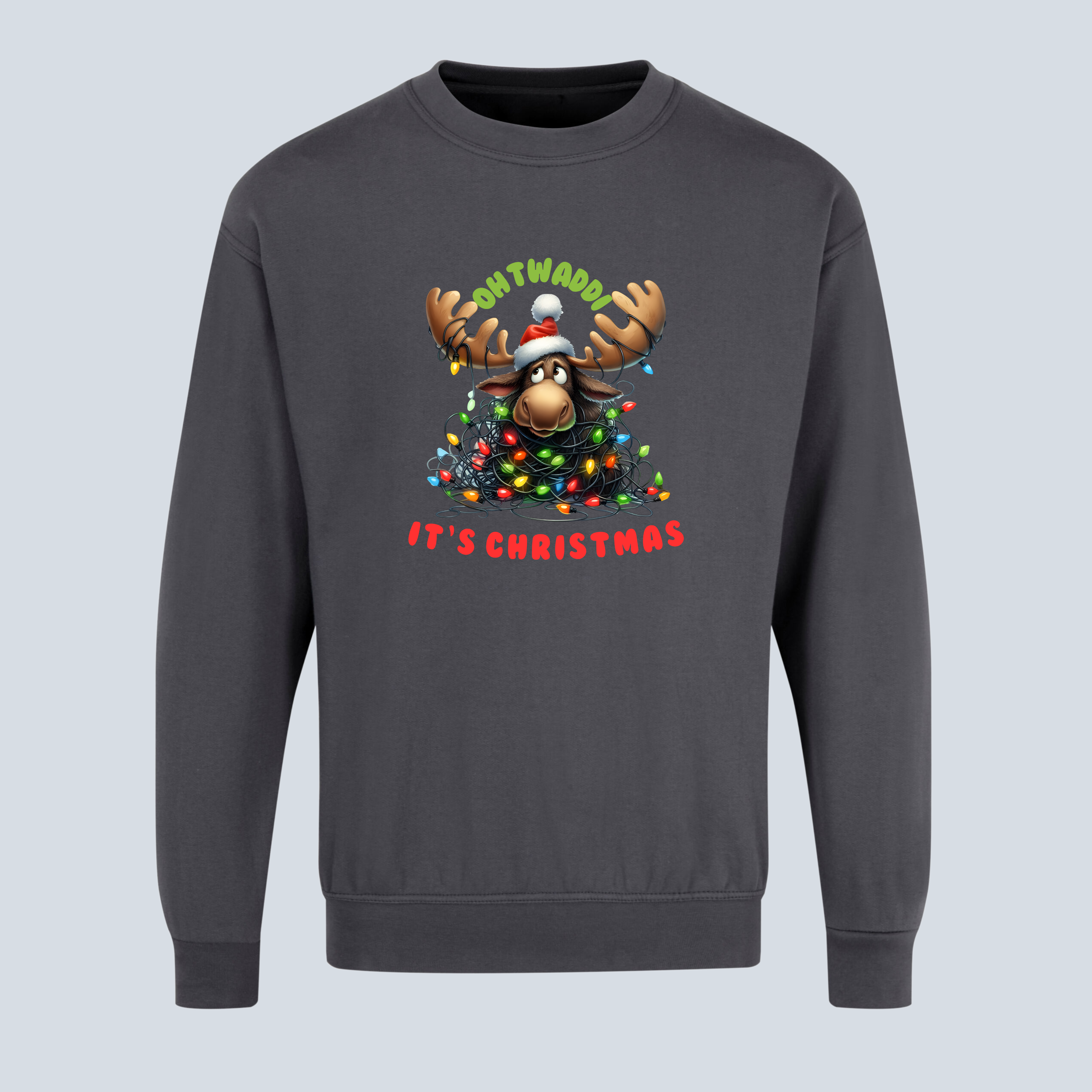 Oh Twaddi Lights Unisex Christmas Sweatshirt