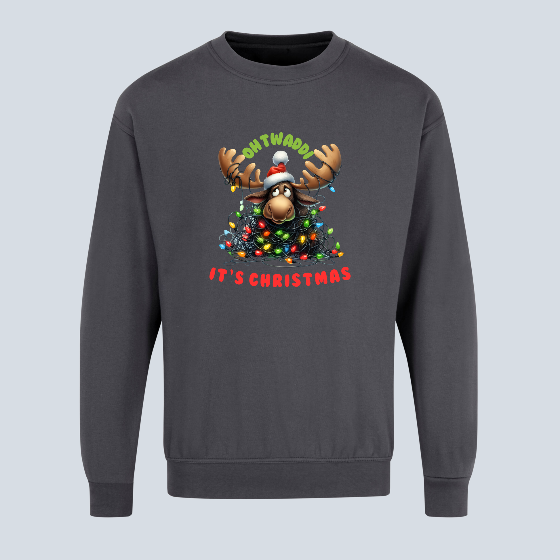 Oh Twaddi Lights Unisex Christmas Sweatshirt