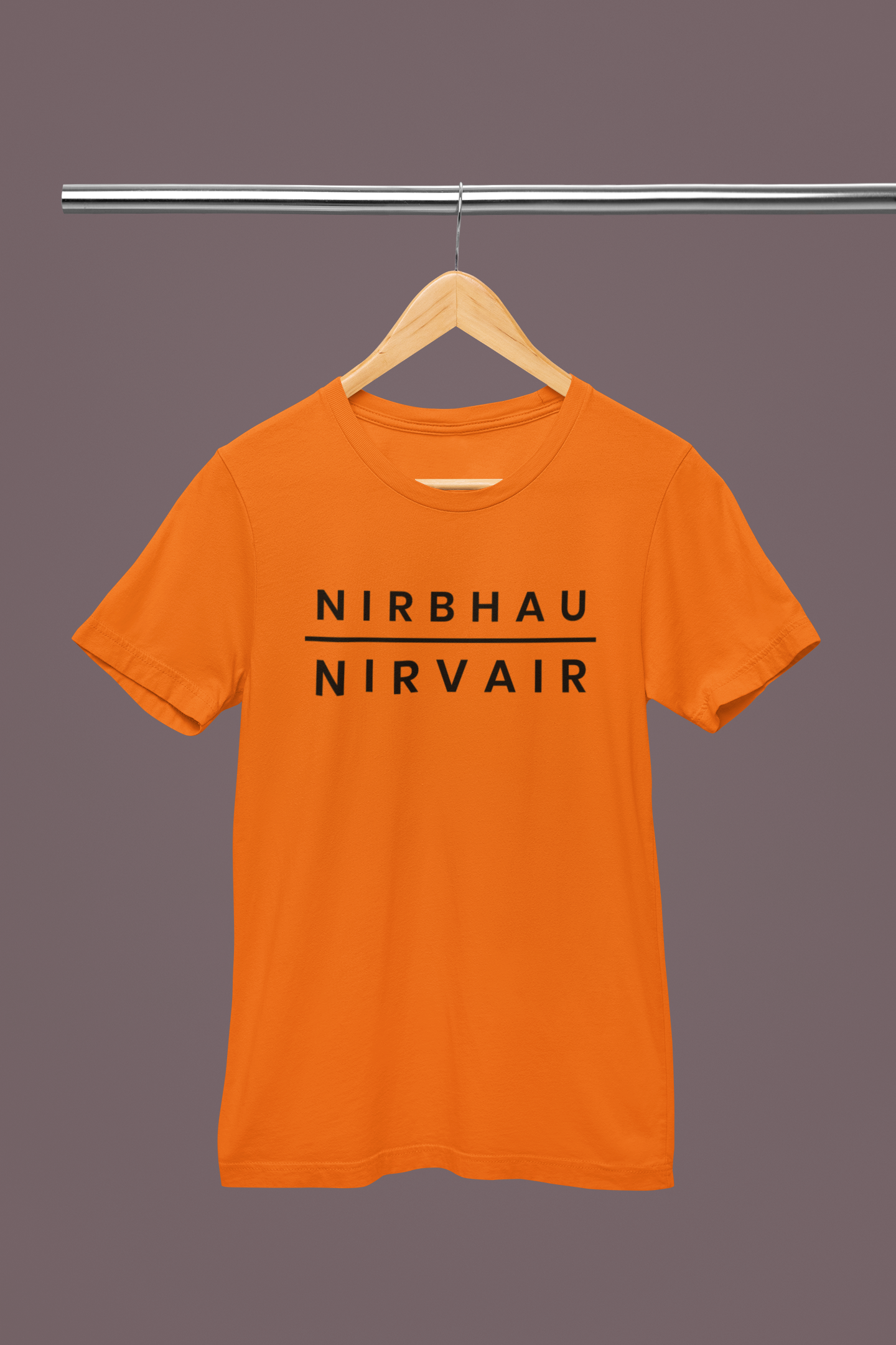 BASIC ESSENTIALS: Nirbhau Nirvair Unisex Tee- Various Colours