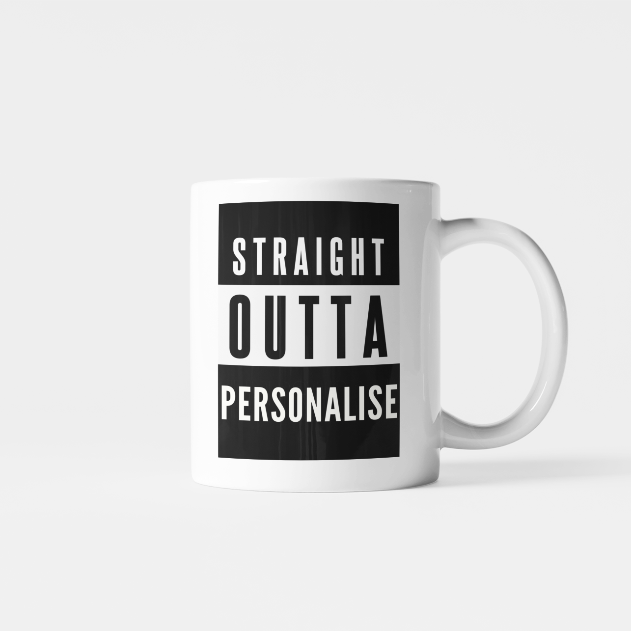Straight Outta Personalised Mug