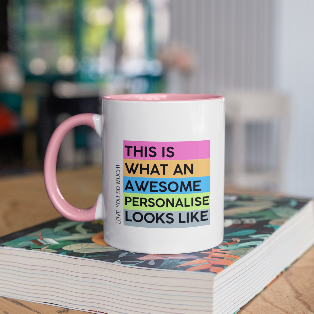 
                      
                        This Is What Awesome Looks Like Personalised Mug
                      
                    