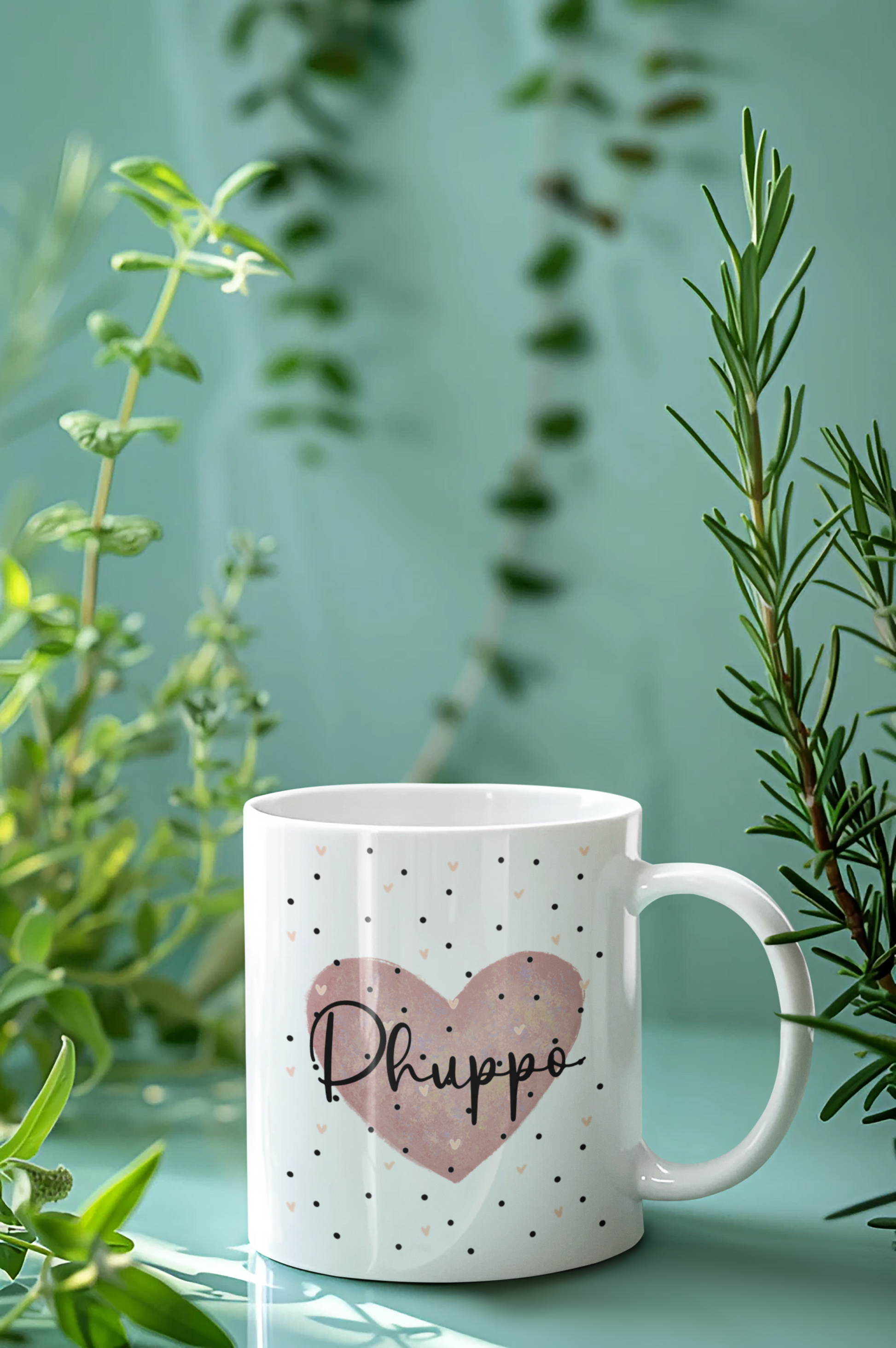 Pretty Pink Heart Mug For Her Mug