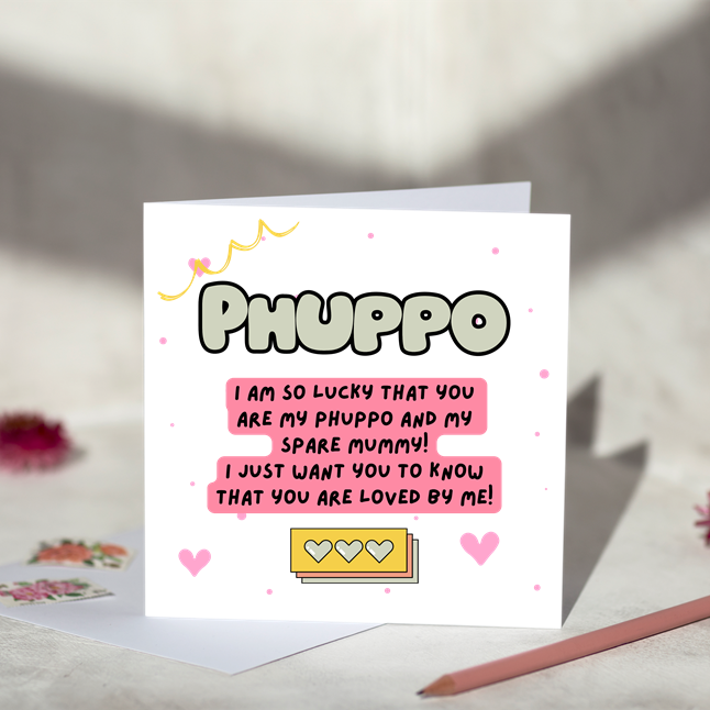 I am so Lucky to Have You For Her Greeting Card