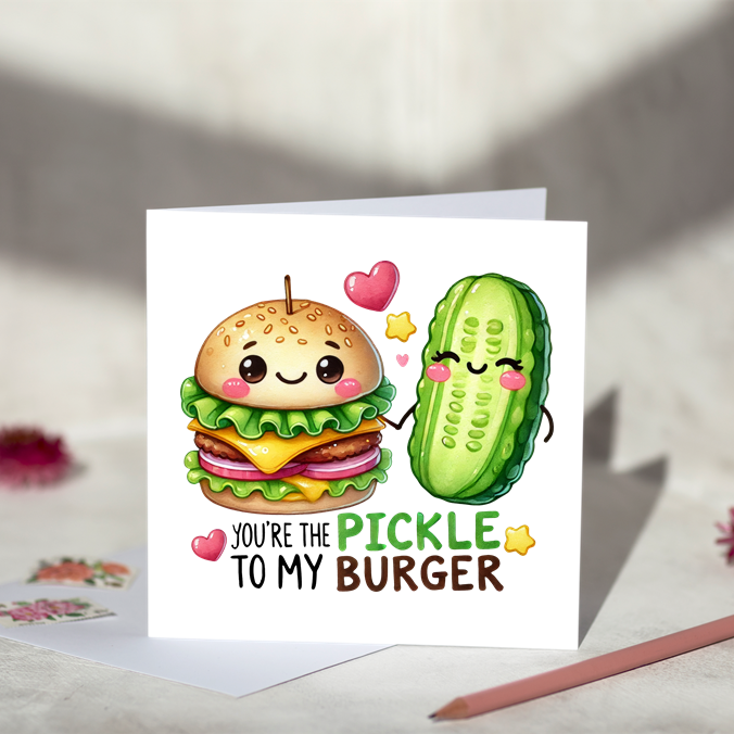 Pickle Burger Card