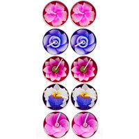 Pink Flower Tea Lights