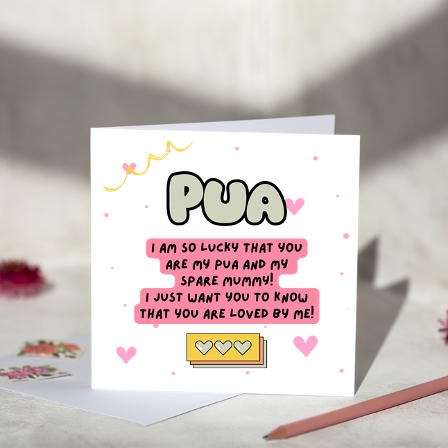 I am so Lucky to Have You For Her Greeting Card