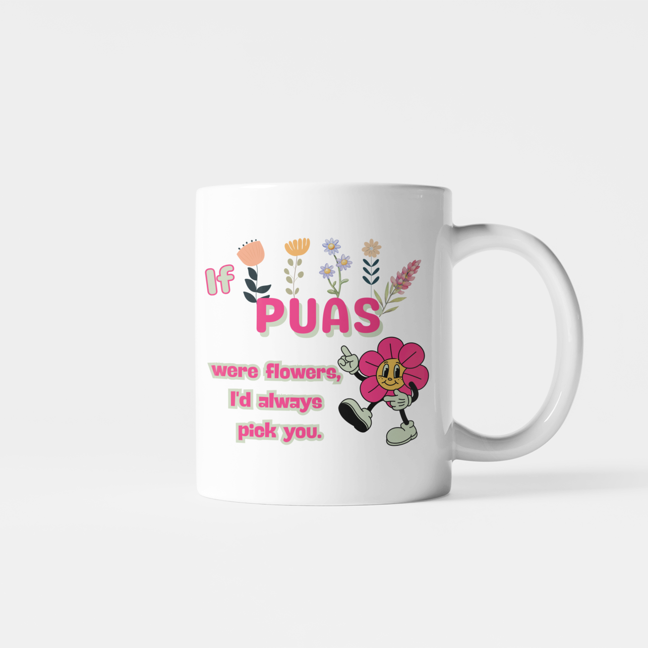Flowers Auntie Mug