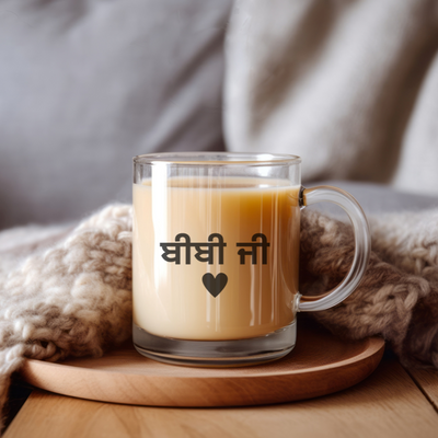 Punjabi Grandma Glass Mug
