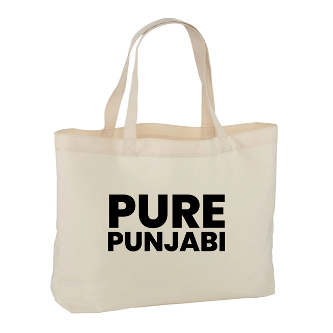 Pure Punjabi Large Tote Bag