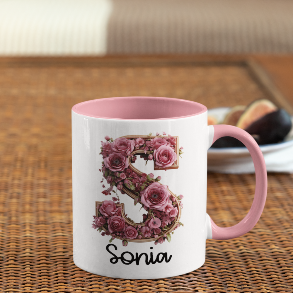 
                      
                        Personalised Flower Alphabet Mug
                      
                    