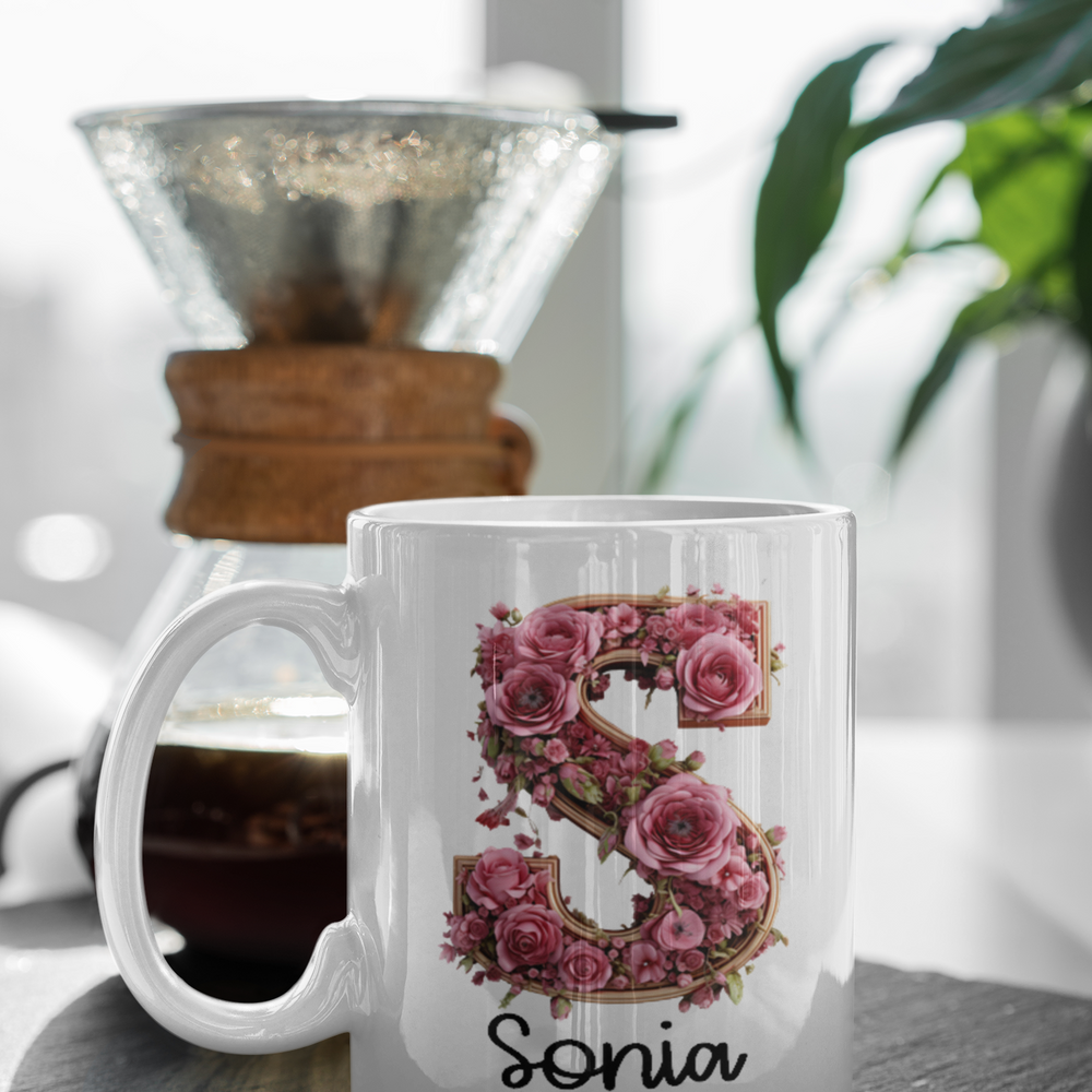 
                      
                        Personalised Flower Alphabet Mug
                      
                    