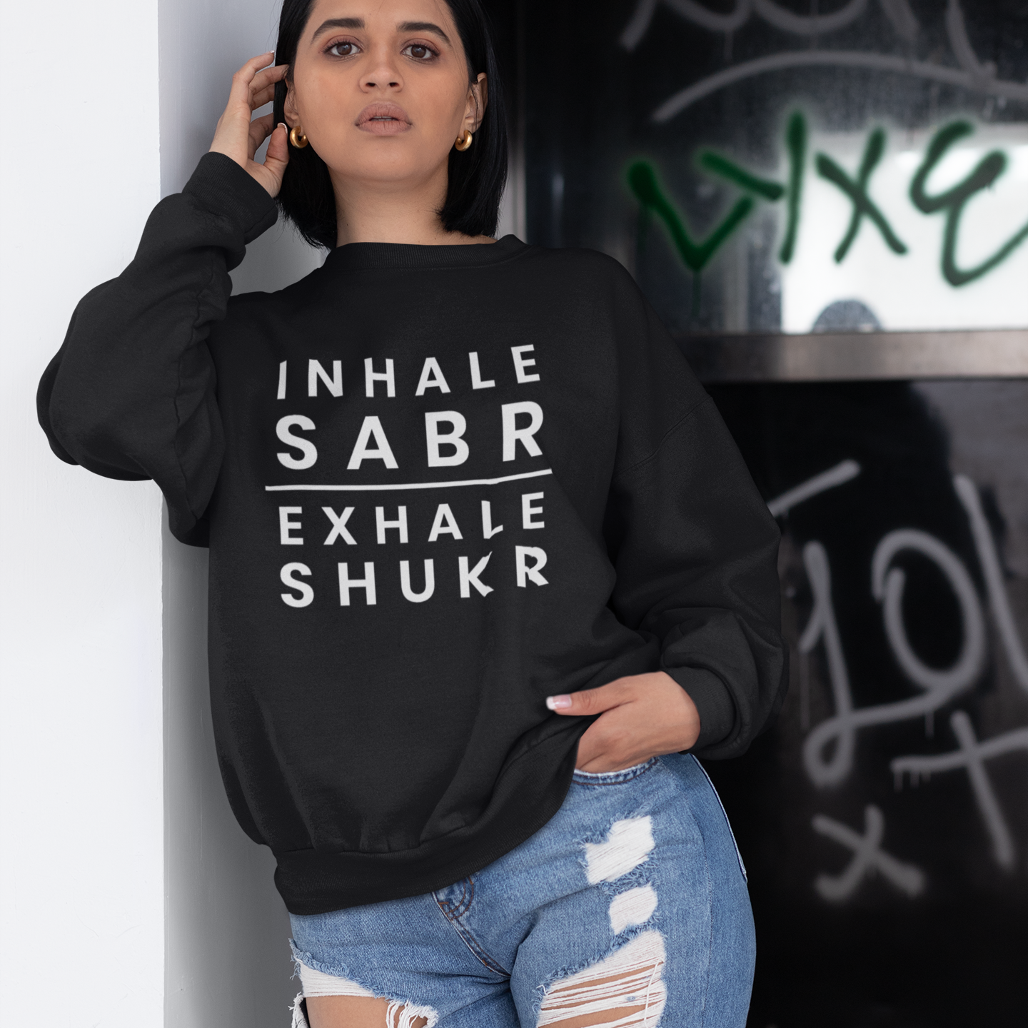 Inhale Sabr Unisex Sweatshirt - Various Colours