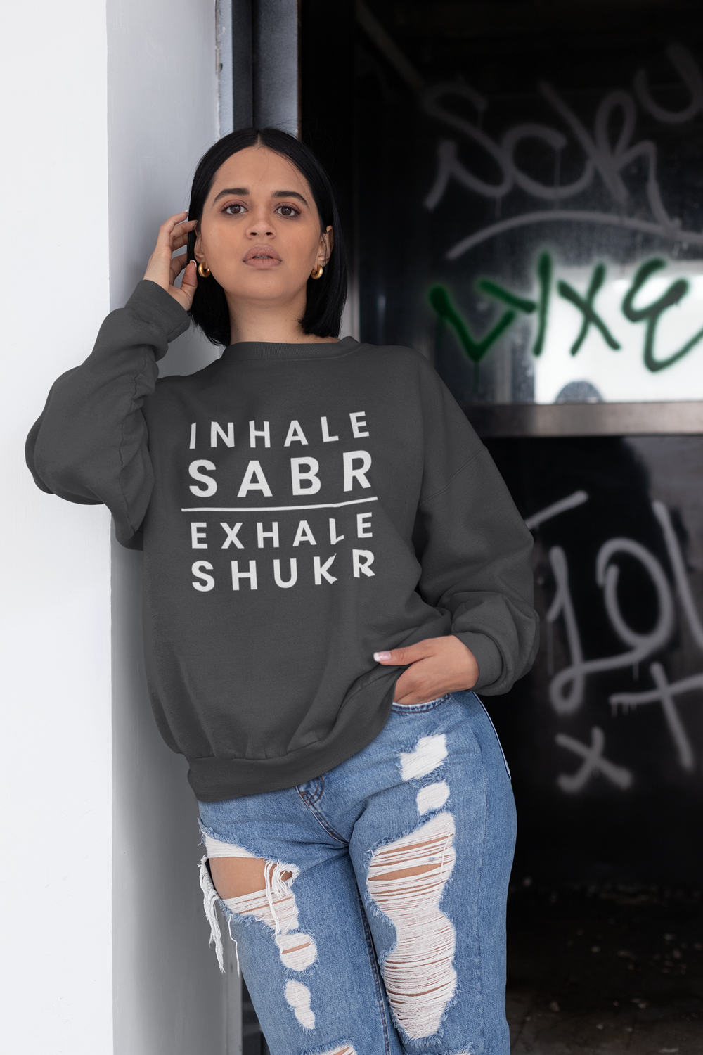 Inhale Sabr Unisex Sweatshirt - Various Colours