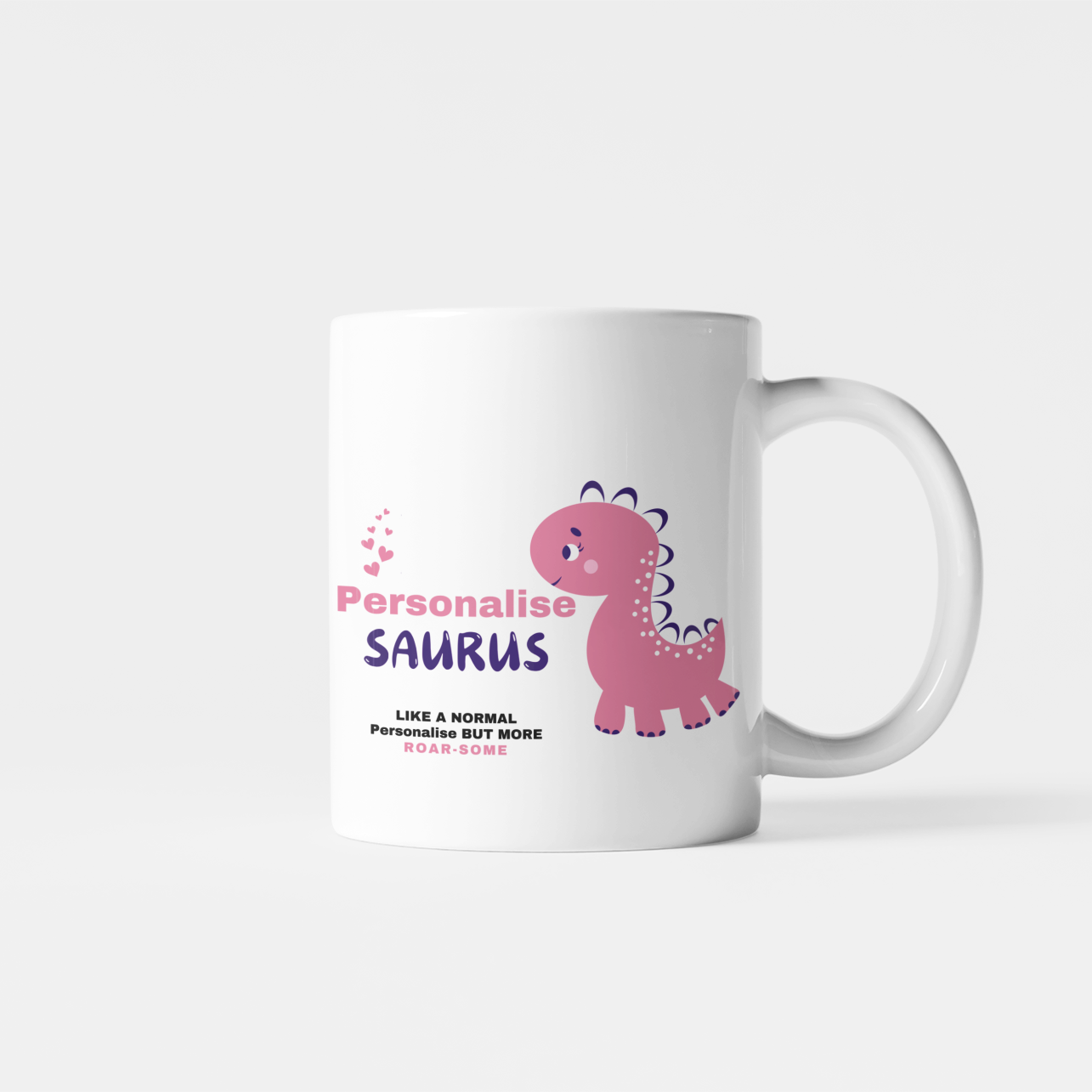 Personalise Me Saurus Mug