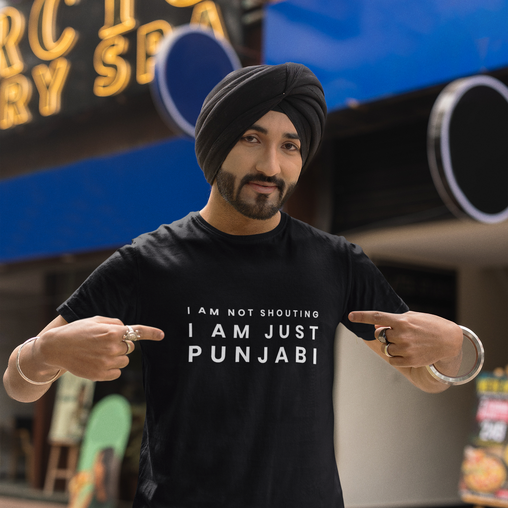 
                      
                        BASIC ESSENTIALS: I Am Not Shouting Punjabi Unisex T-Shirts
                      
                    