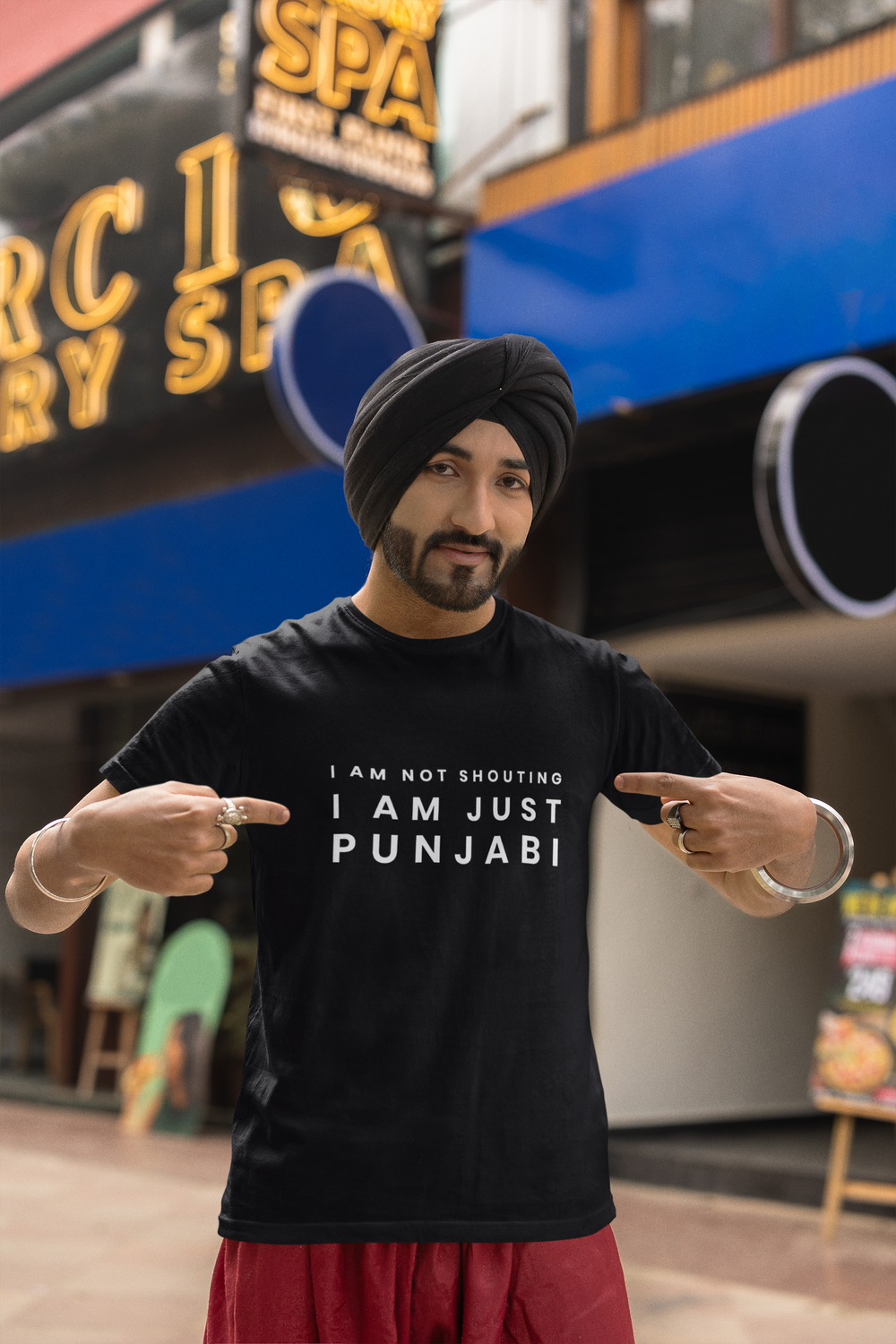 BASIC ESSENTIALS: I Am Not Shouting Punjabi Unisex T-Shirts