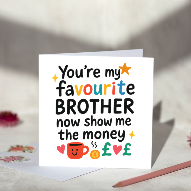 Show Me The Money Card