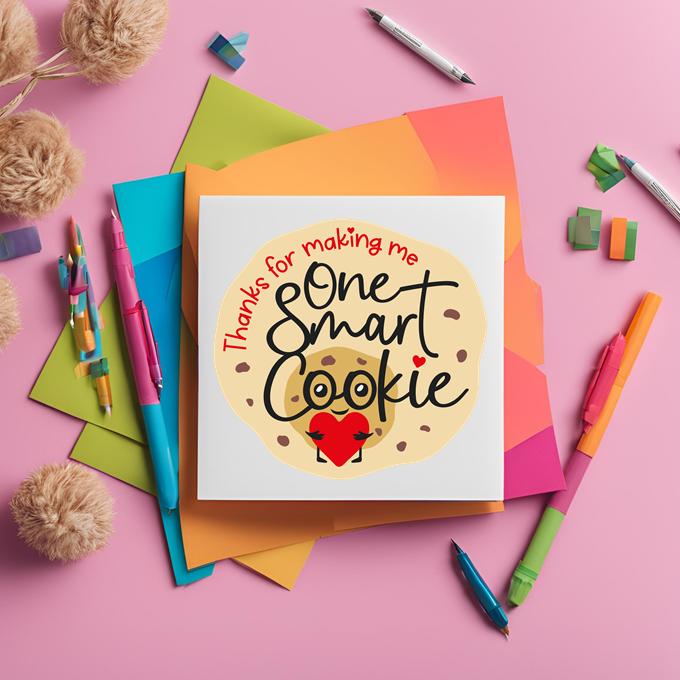 Smart Cookie Greeting Card