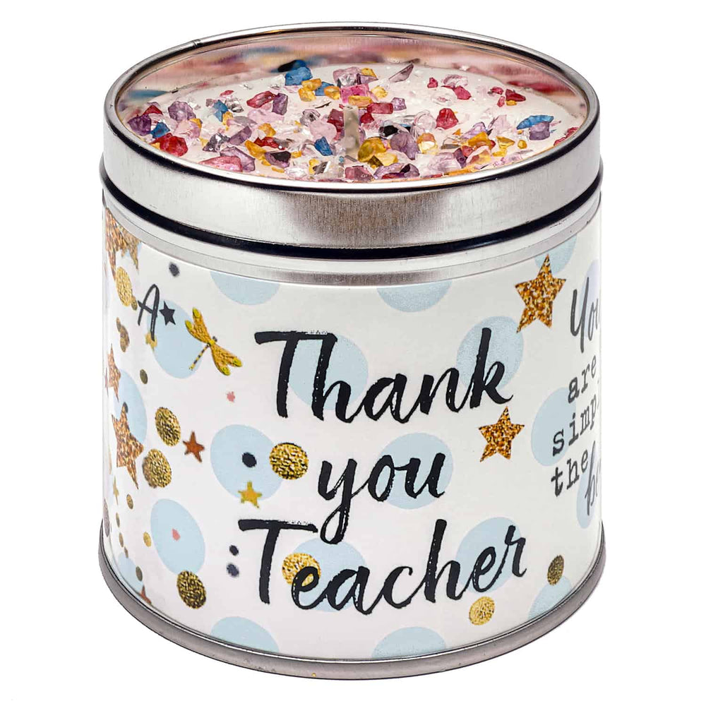 Thank You Teacher candle