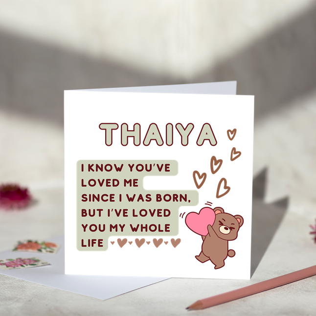 
                  
                    I Have Loved You For Him Card
                  
                