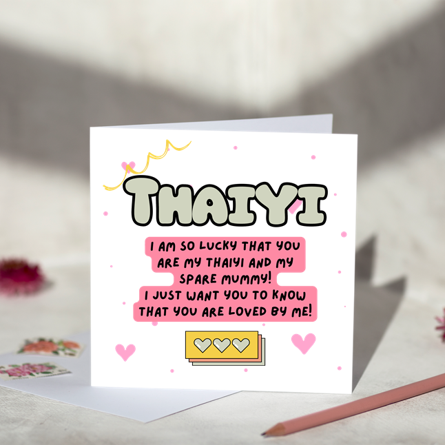 I am so Lucky to Have You For Her Greeting Card