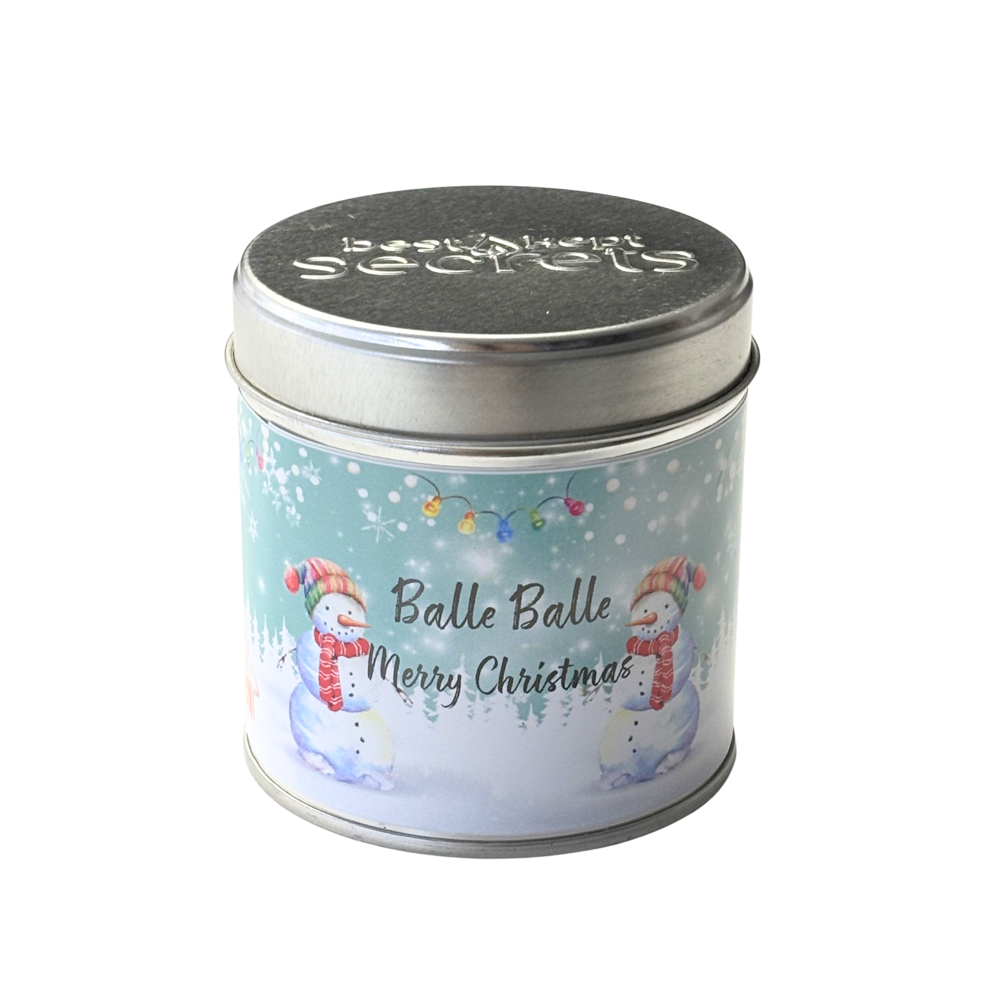 Balle Balle Merry Christmas Snowman Scented Candle